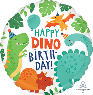 45cm Standard HX Happy Dino Birthday Dino-Mite Party S40
