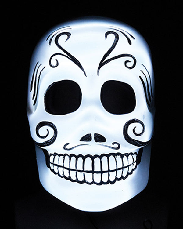 Dia De Los Muertos Light Up Mask
