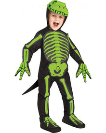 Green Dino Bones Toddler Costume