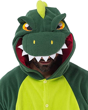 Green Dinosaur Adult Costume