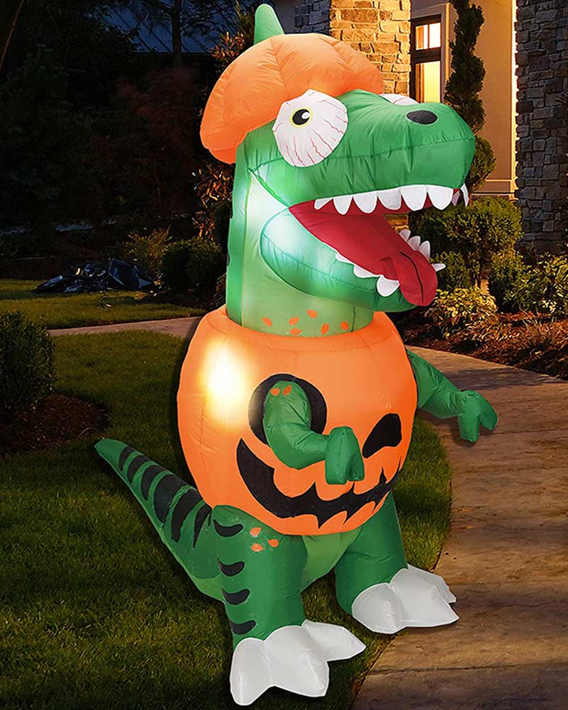 Dinosaur Trick Raw Treat Lawn Inflatable 1.8m