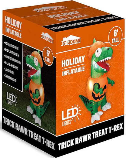 Dinosaur Trick Raw Treat Lawn Inflatable 1.8m