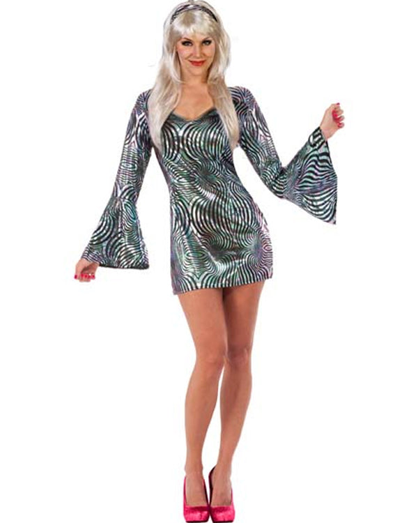 60s Disco Babe Dress Womens Costume