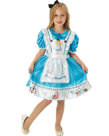 Disney Alice In Wonderland Deluxe Girls Costume