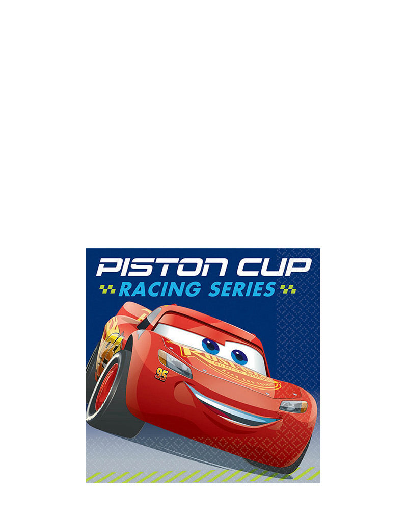 Disney Cars 3 Beverage Napkins Pack of 16