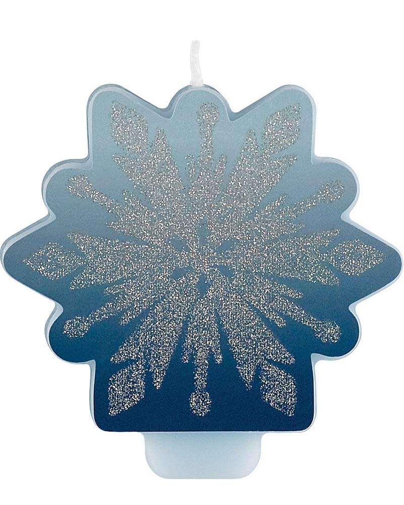 Disney Frozen 2 Glittered Candle