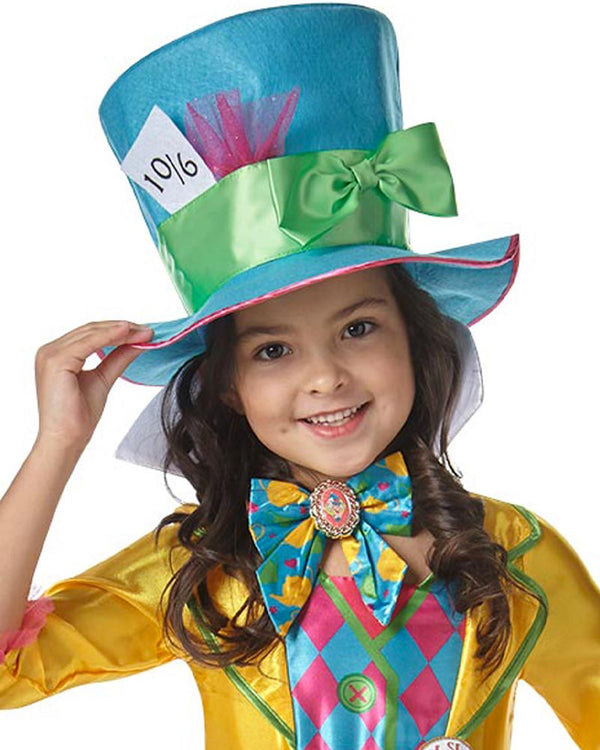 Disney Mad Hatter Girls Costume