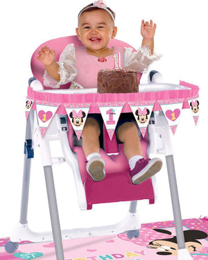 Disney Minnie Fun to Be One High Chair Decorating Kit