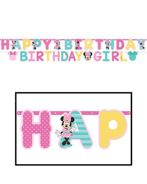 Disney Minnie Fun to Be One Jumbo Letter Banner Kit