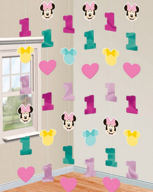 Disney Minnie Fun to be One String Decorations Pack of 6