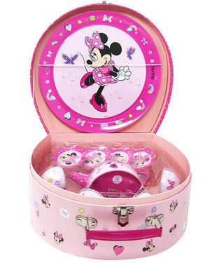 Disney Minnie Mouse Kids Tin Tea Set 14 Piece
