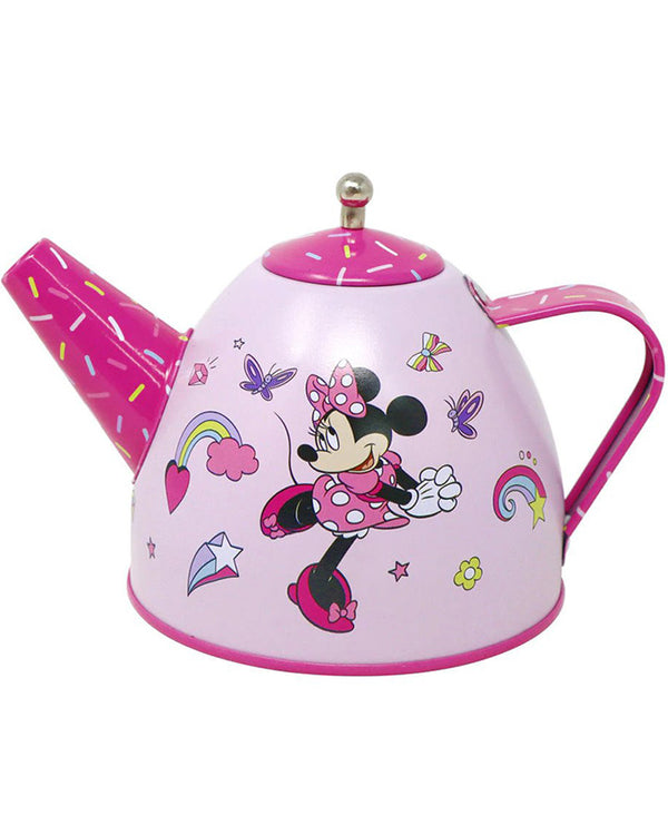 Disney Minnie Mouse Kids Tin Tea Set 14 Piece