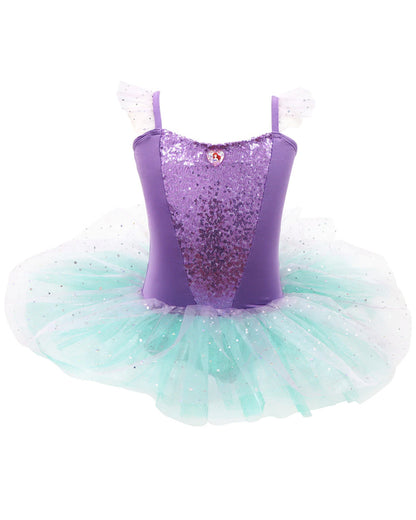 Disney Princess Ariel Sparkling Tutu Dress Girls Costume