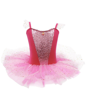 Disney Princess Aurora Sparkling Tutu Dress Girls Costume