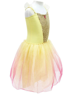 Disney Princess Belle Romantic Tutu Dress Girls Costume