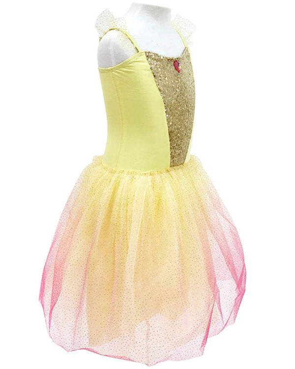 Disney Princess Belle Romantic Tutu Dress Girls Costume