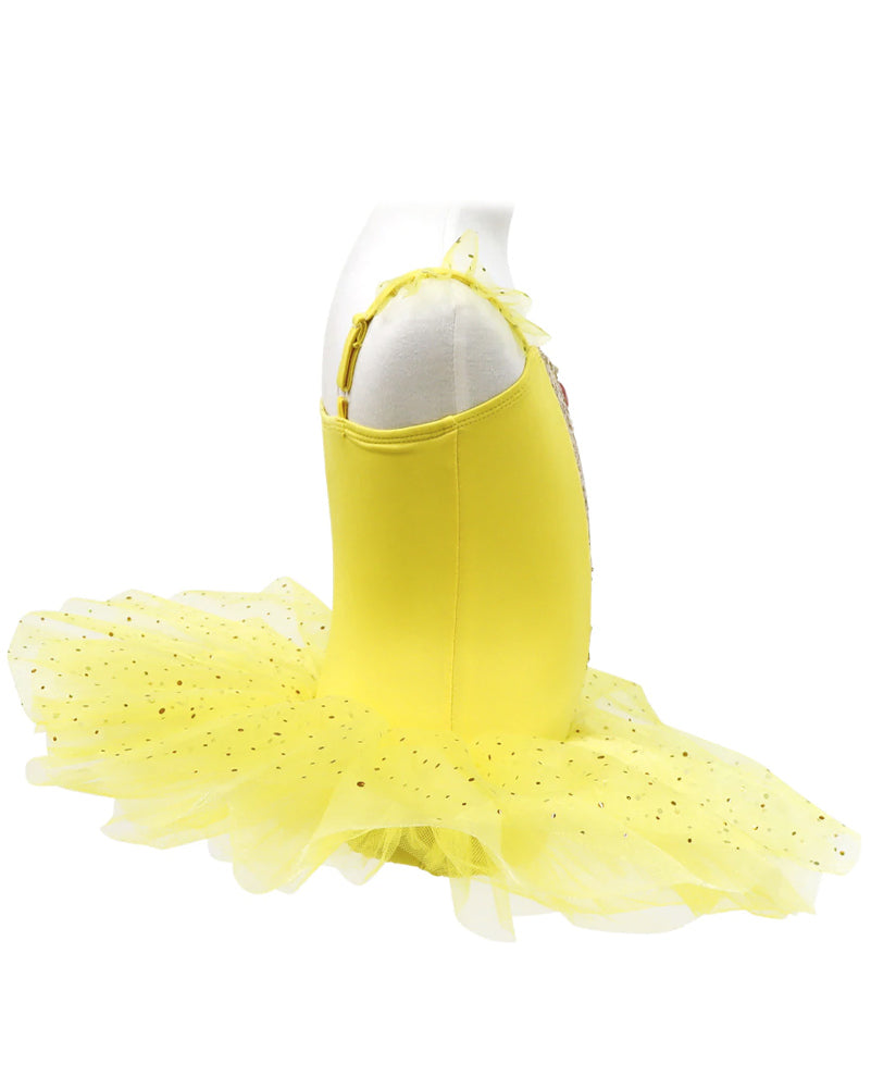 Disney Princess Belle Sparkling Tutu Dress Girls Costume