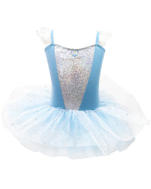 Disney Princess Cinderella Sparkling Tutu Dress Girls Costume