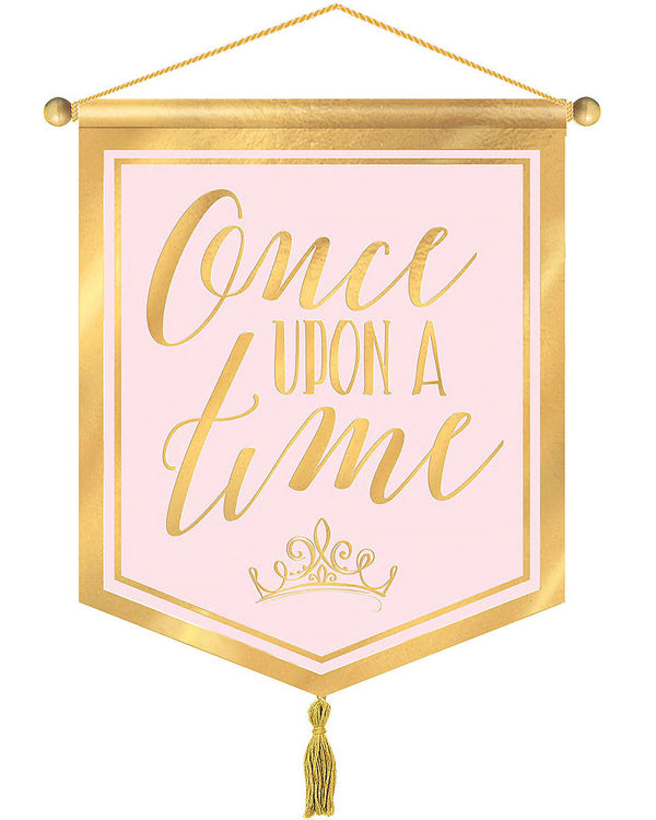 Disney Princess Once Upon a Time Canvas Banner