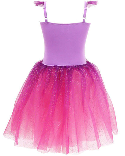 Disney Princess Rapunzel Romantic Tutu Dress Girls Costume