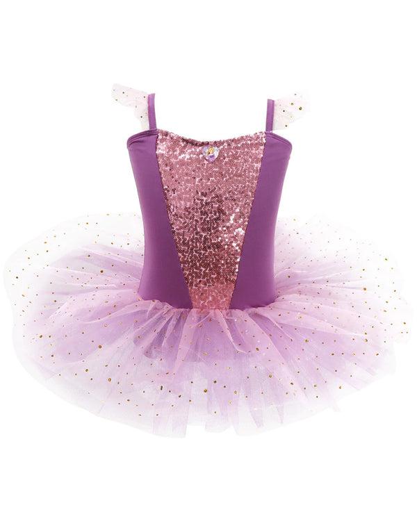 Disney Princess Rapunzel Sparkling Tutu Dress Girls Costume