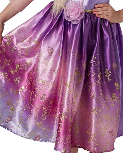 Disney Rapunzel Rainbow Deluxe Girls Costume