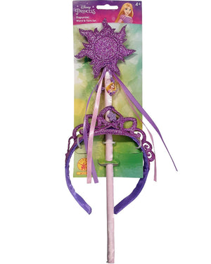 Disney Rapunzel Deluxe Tiara and Wand Set