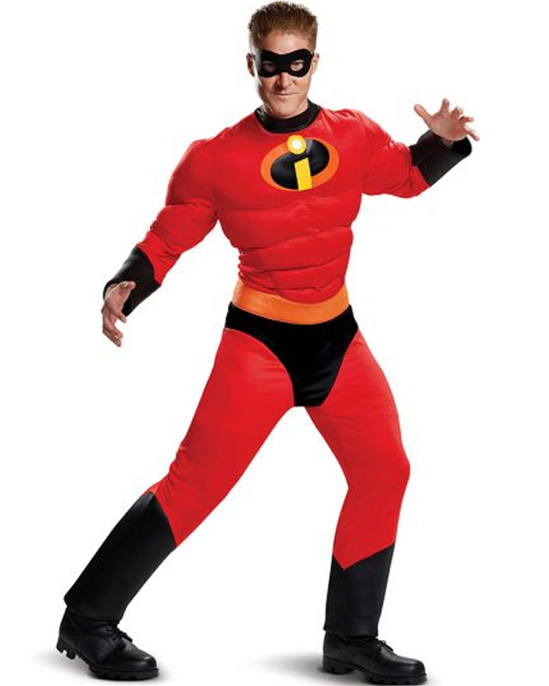 Disney The Incredibles Mr Incredible Muscle Chest Mens Costume
