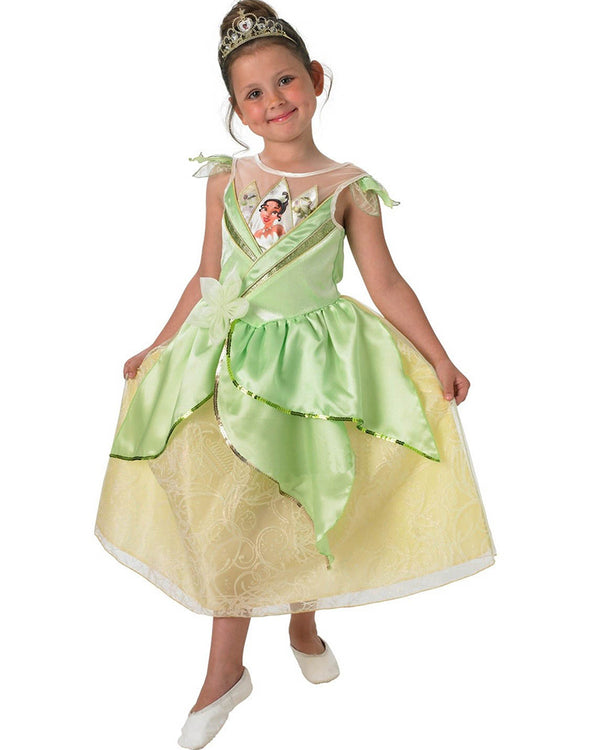 Disney Tiana Princess Shimmer Girls Costume
