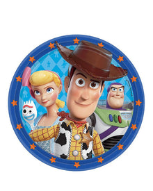 Disney Toy Story 4 23cm Paper Plates Pack of 8