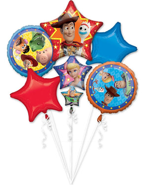 Disney Toy Story 4 Bouquet Foil Balloon Pack of 5