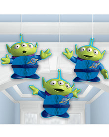 Disney Toy Story 4 Honeycomb Decorations Pack of 3