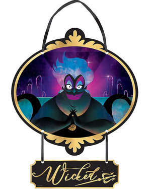 Disney Villains Ursula Sign Mini Hanging Decoration 14.5cm