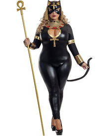 Divine Feline Womens Plus Size Costume