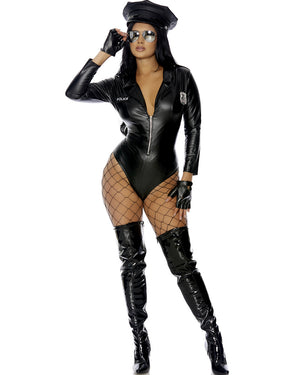 Do Not Cross Cop Womens Costume