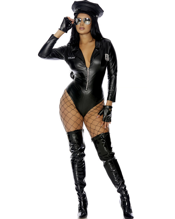 Do Not Cross Cop Womens Costume