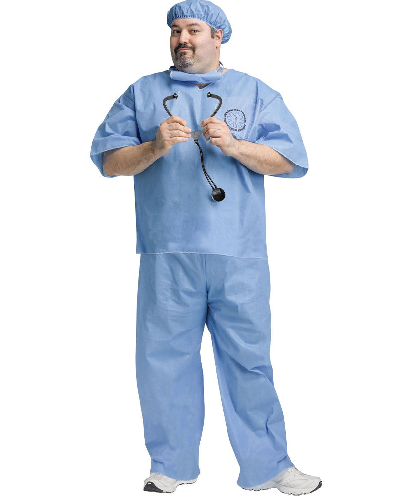 Doctor Doctor Mens Plus Size Costume