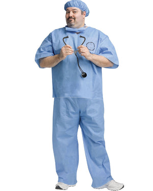 Doctor Doctor Mens Plus Size Costume