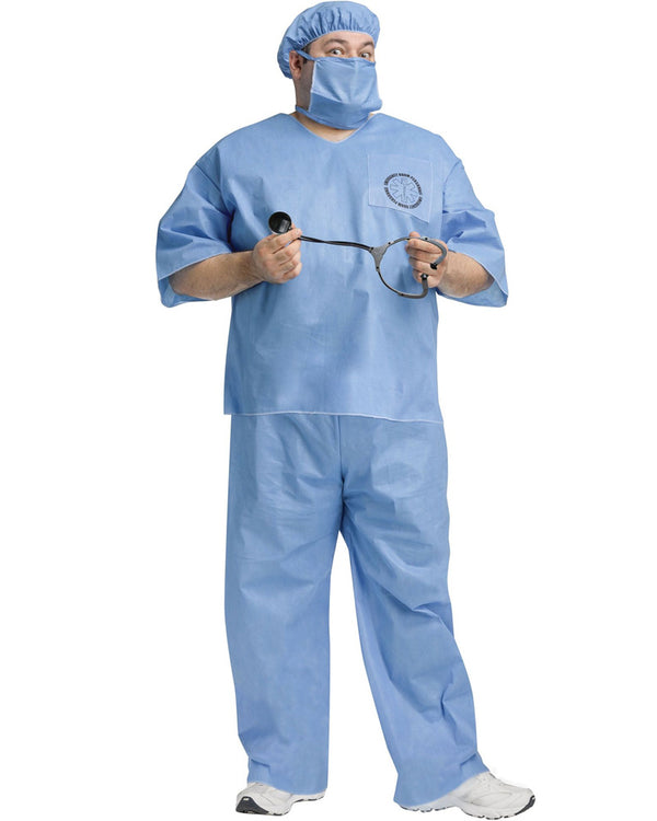 Doctor Doctor Mens Plus Size Costume