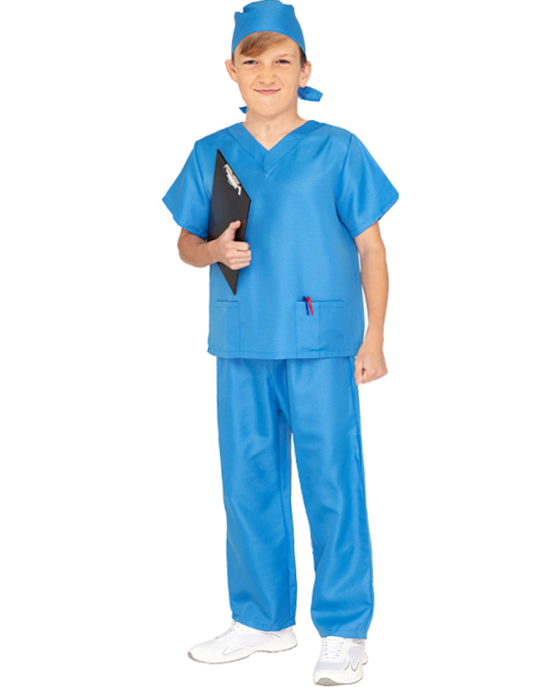 Scrubs Childrens Dressing Up Nurses Outfit Kids Doctor Scrubs