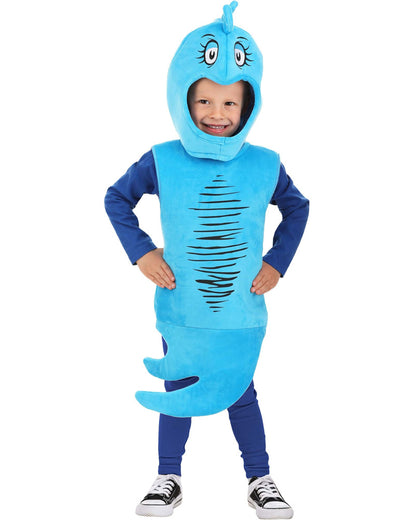 Dr Seuss Blue Fish Kids Book Week Costume