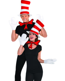 Dr Seuss Cat in the Hat Bow Tie Gloves and Hat Kit