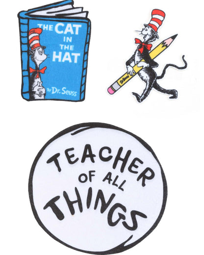 Dr Seuss Teacher Of All Things Deluxe Patch Set