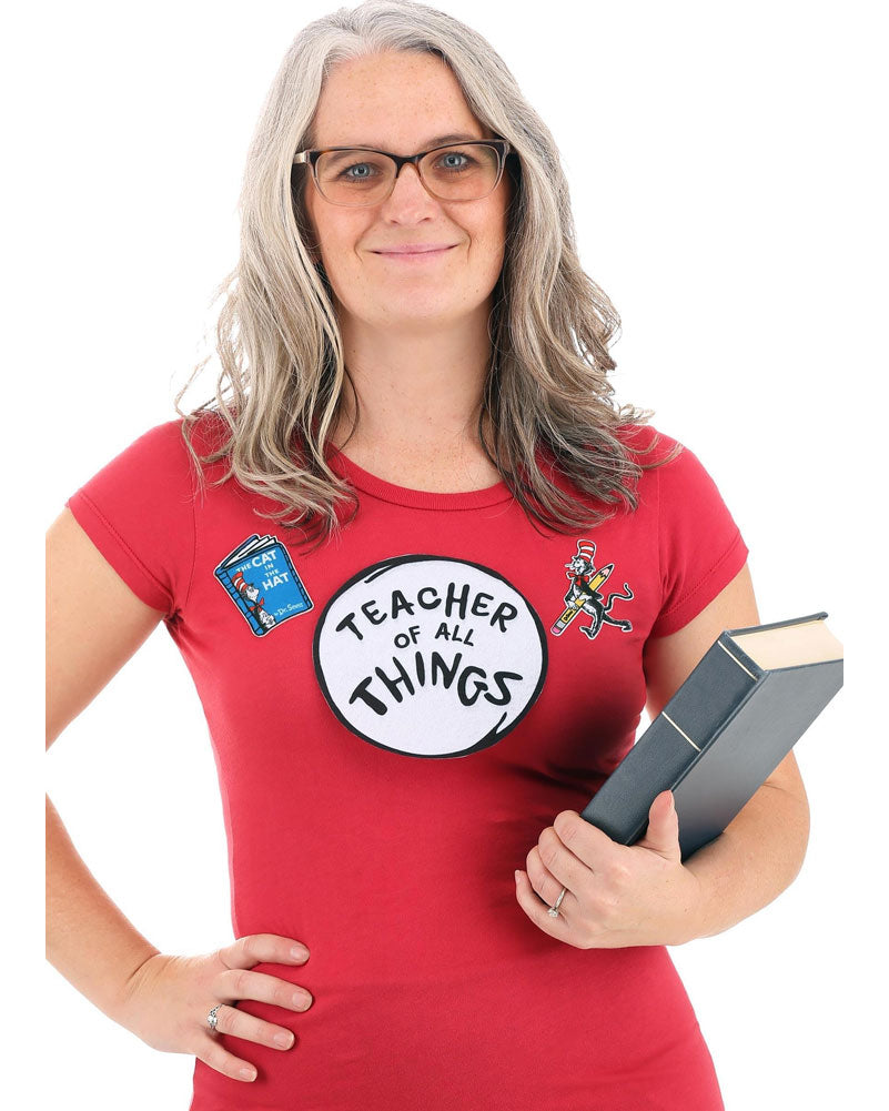 Dr Seuss Teacher Of All Things Deluxe Patch Set