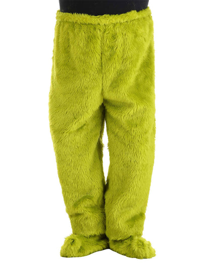 Dr Seuss The Grinch Adult Deluxe Plus Size Fur Book Week Pants