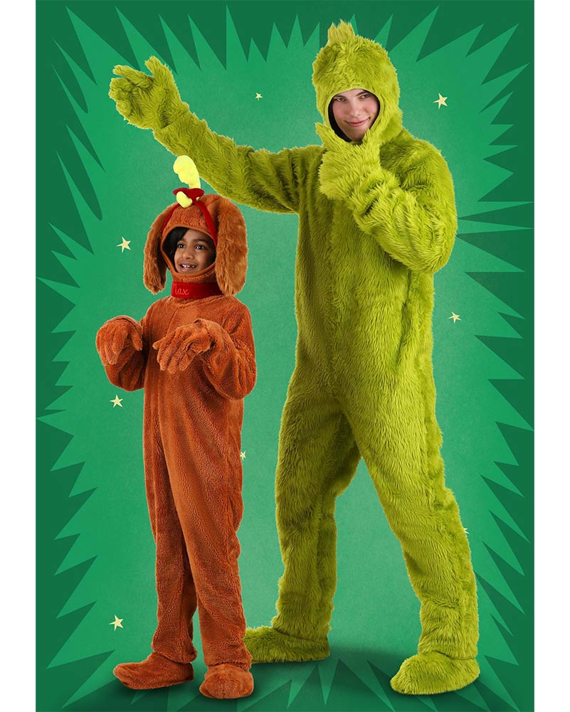 Dr Seuss The Grinch Max Kids Christmas Costume