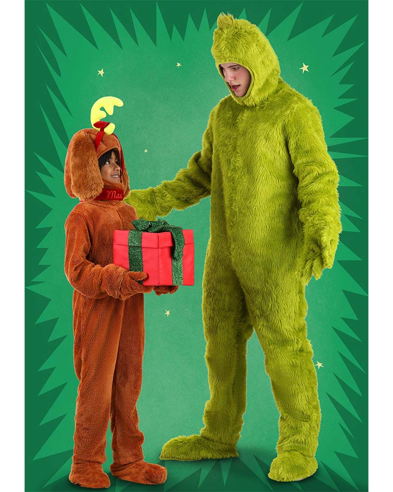 Dr Seuss The Grinch Max Kids Christmas Costume