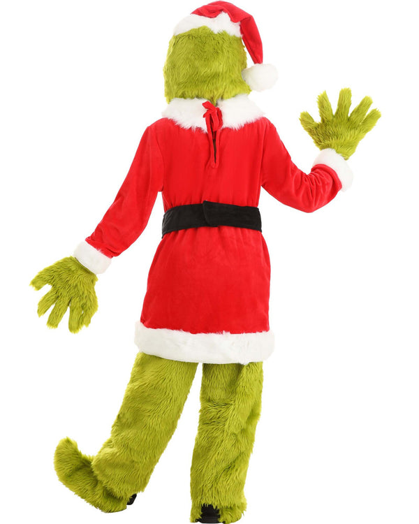 Dr Seuss The Grinch Santa Premium Kids Christmas Costume