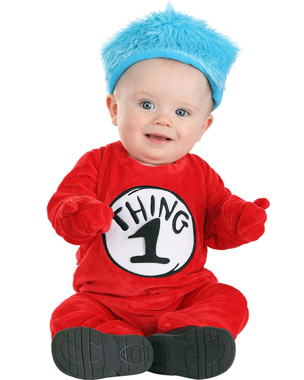 Dr Seuss Thing 1 or 2 Baby Costume