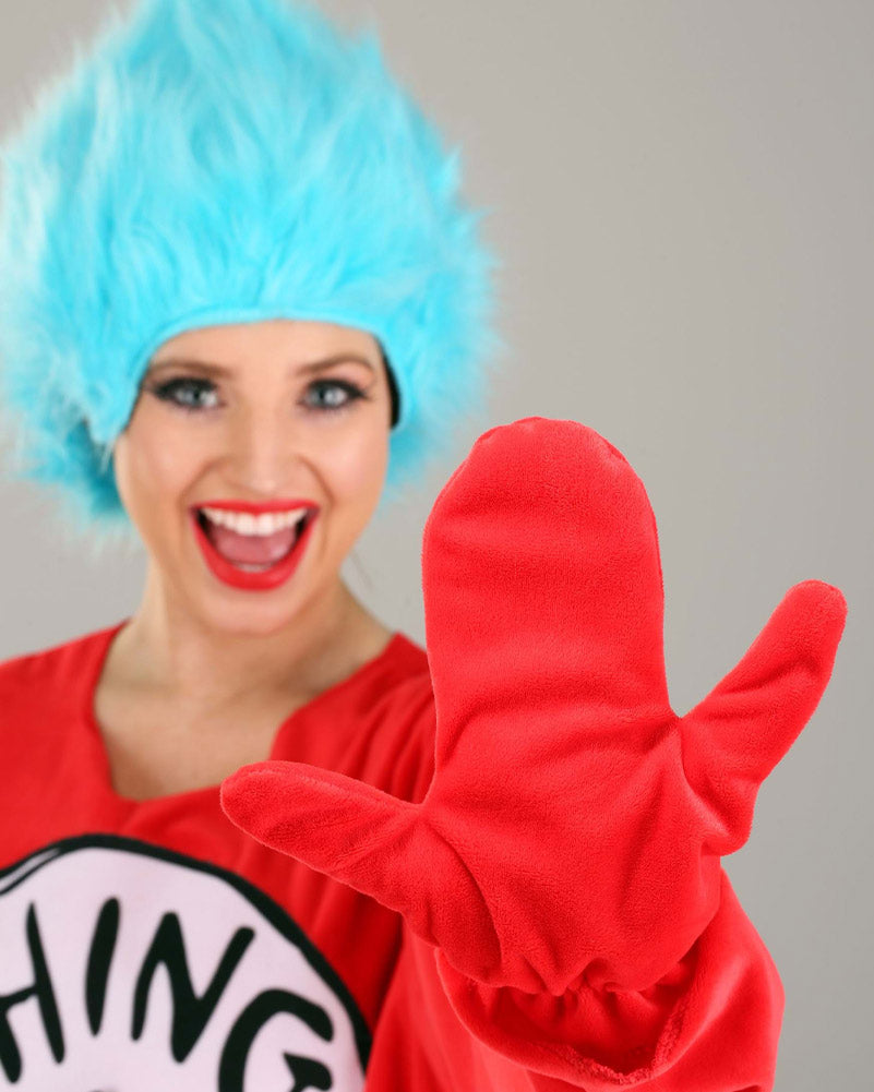 Dr Seuss Thing 1 or 2 Deluxe Adult Book Week Costume